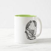 Nähmaschine Zweifarbige Tasse (VorderseiteRechts)