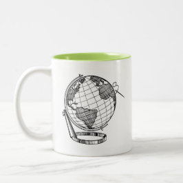Nähmaschine Zweifarbige Tasse