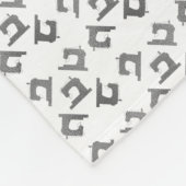 Nähmaschinen Druckkunst Silber Fleecedecke (Ecke)