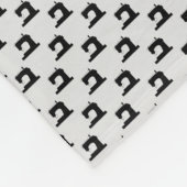 Nähmaschinen Handwerksmuster / Farben Fleecedecke (Ecke)