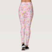 Nähmaschinen rosa leggings (Rückseite)