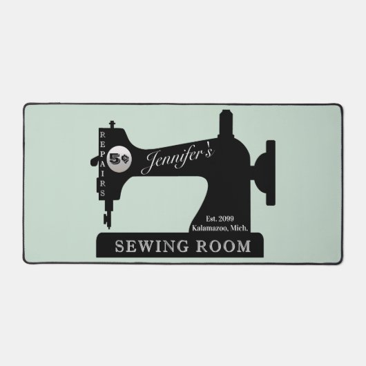 Nähmaschinenbesatzmatten für Seamstress-Quilter-Nä Schreibtischunterlage (Vorderseite)