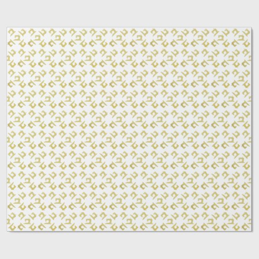 Nähmaschinengewerbe ・ Imitate Fohlen Gold Geschenkpapier (Flach)
