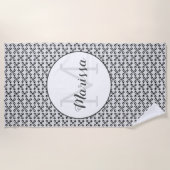 Nähmaschinengewerbe Name / erstes Strandtuch (Vorderseite)