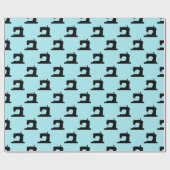 Nähmaschinenhandwerk schwarz geschenkpapier (Flach)