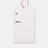 Nähmaschinenmuster ・ Handgearbeitetes Handwerk Geschenkanhänger (Rückseite)