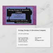 Nähmaschinenstandard, 3,5" x 2,0" Visitenkarte (Vorne/Hinten)