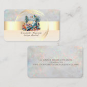 Nähmaschinenwechsel Opal Holographic Visitenkarte (Vorne/Hinten)