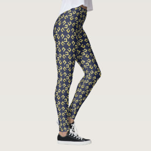 Nähmaschinenwerk Gold + Mitternachtsblau Leggings