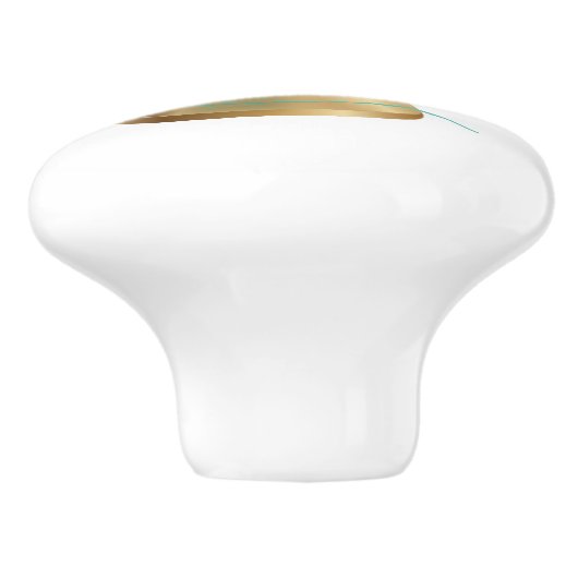 Nähmaterial für Nadel und Thread Keramikknauf (Seitenansicht)