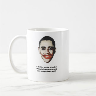 Nahmen Millionen Menschen Obamas an Einweihung Kaffeetasse