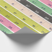 Nähmessstreifen Geschenkpapier (Ecke)