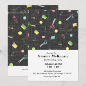 Nähmuster Einladung (Vorne/Hinten)