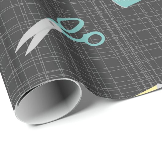 Nähmuster Geschenkpapier (Rolleneckpunkt)