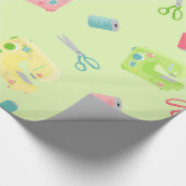 Nähmuster Geschenkpapier (Ecke)