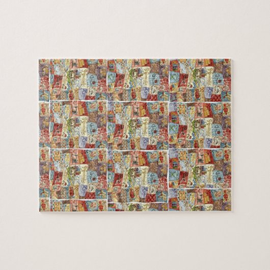 Nähmuster Jigsaw Puzzle (Horizontal)