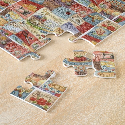 Nähmuster Jigsaw Puzzle (Seite)