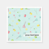 Nähmuster Serviette (Vorderseite)