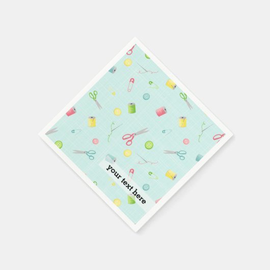 Nähmuster Serviette (Ecke)