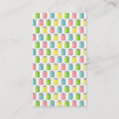 Nähmuster Visitenkarte (Rückseite)