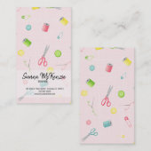 Nähmuster Visitenkarte (Vorne/Hinten)