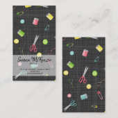 Nähmuster Visitenkarte (Vorne/Hinten)