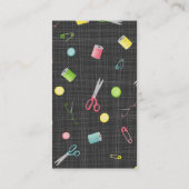 Nähmuster Visitenkarte (Rückseite)