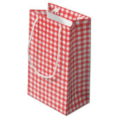 Nähnadel Birthday Gingham Kleine Geschenktüte (Rückseite Schrägansicht)