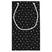 Nähnadel Geburtstag Polka Dots Kleine Geschenktüte (Rückseite)