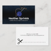 Nähnadel | Jean Fabric Visitenkarte (Vorne/Hinten)