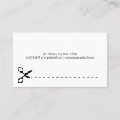 Nähnadel-Logo | Jean Fabric Visitenkarte (Rückseite)