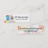Nähnadel mit Gewinde-Liebe Mini Visitenkarte (Vorne/Hinten)