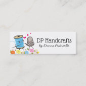 Nähnadel mit Gewinde-Liebe Mini Visitenkarte (Vorderseite)