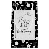 Nähnadel zum 80. Geburtstag Kleine Geschenktüte (Vorderseite)