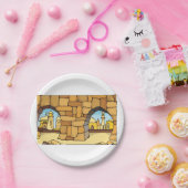 Nahost-Wüstenstadt durch antike Arche Pappteller (Party)