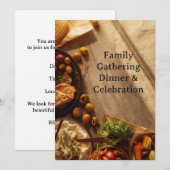 NAHÖSTLICHE Dinner-Einladung Postkarte (Vorne/Hinten)