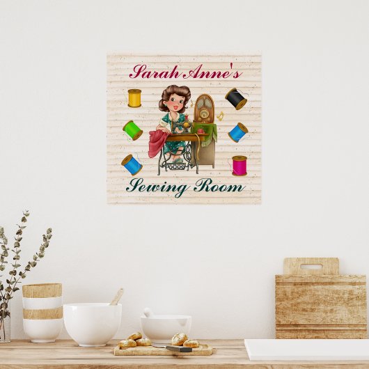 Nähplakat - SRF Poster (Küche)