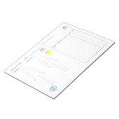 Nähplaner Notepad Notizblock (angewinkelt)