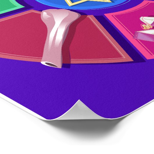 Nähplatte Poster (Ecke)