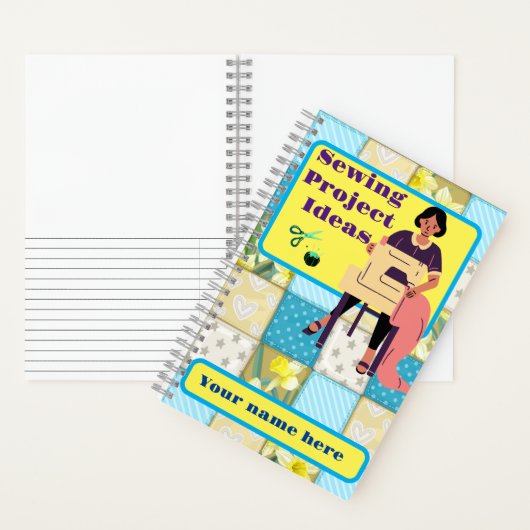Nähprojekte Notizblock (Innen)