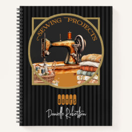 Nähprojekte Vintag Notizblock