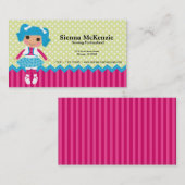 Nähpuppe Visitenkarte (Vorne/Hinten)