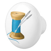 Nähraum-Keramik-Knob - SRF Keramikknauf (Rechts)