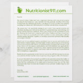 Nährbriefe Briefbogen (Vorne/Hinten)