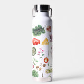 Nährstoffnahrungsmittel-Logo für gesunde Lebensmit Trinkflasche (Vorne)