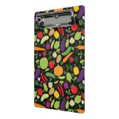 Nahrung auf einem schwarzen Hintergrund Mini Klemmbrett (Gewinkelt2)