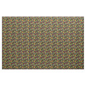 Nahrung auf einem schwarzen Hintergrund Stoff (Yard (91,4 cm))