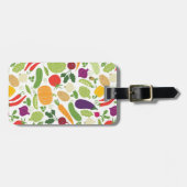 Nahrung auf einem weißen Hintergrund Gepäckanhänger (Vorderseite horizontal)