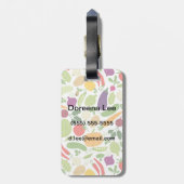 Nahrung auf einem weißen Hintergrund Gepäckanhänger (Rückseite vertikal)