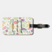 Nahrung auf einem weißen Hintergrund Gepäckanhänger (Rückseite horizontal)